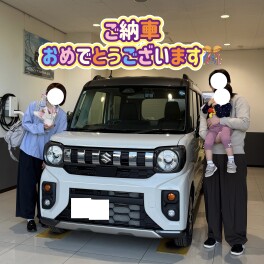 スペーシアギアご納車おめでとうございます☆